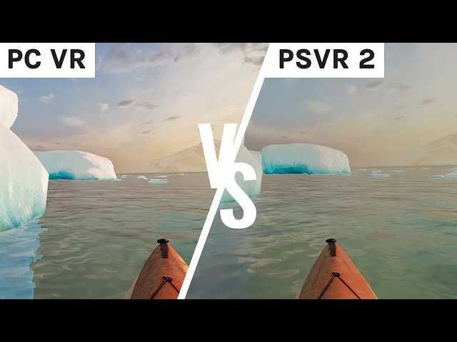 Kayak VR: Mirage Graphics Comparison – PSVR 2 vs PC VR 
