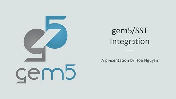 gem5 bootcamp 2022: Integrating gem5 with an external simulator (SST) and Extra Topics