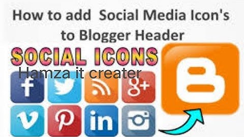 #howtoaddsociallinkinblogger 2022how to add social media link in blogger blogger me social linking