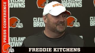 Freddie Kitchens on Greedy Williams: He's smooth, transitions well and he competes