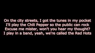 Red Hot Chili Peppers - Baby Appeal [Lyrics video]