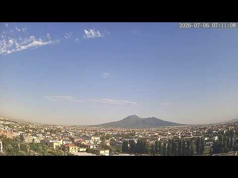 🗻Vesuvio live webcam. Vesuvio Live Streaming. 24H Full HD 1080p.