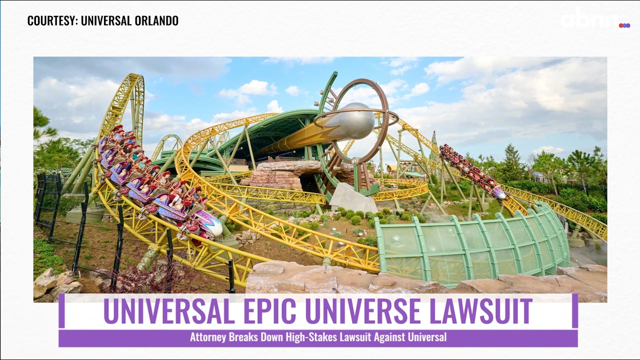 Stardust Racers dual-launch roller coaster at Universal Epic Universe in Orlando, Florida, named in a lawsuit alleging injuries to a child.
