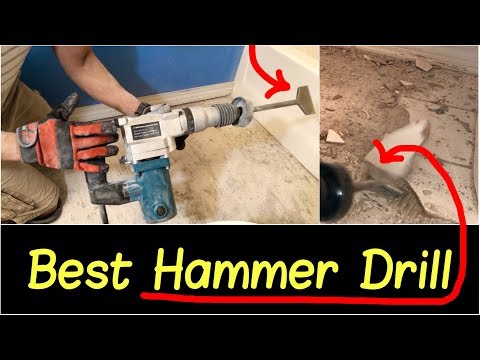 ✅Best Hammer Drill Cheap Rotary Impactor & Chisel for Tile Quick Set Demolition Home Projects