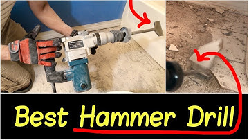 ✅Best Hammer Drill Cheap Rotary Impactor & Chisel for Tile Quick Set Demolition Home Projects Review