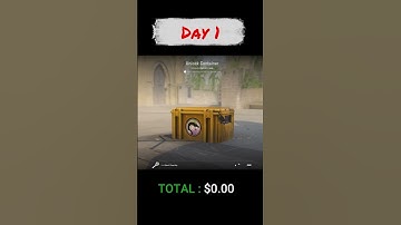 DAY 1 of opening a CS2 case until we hit a GOLD #csgo #cs2 #caseopening #ohnepixelbest #gold
