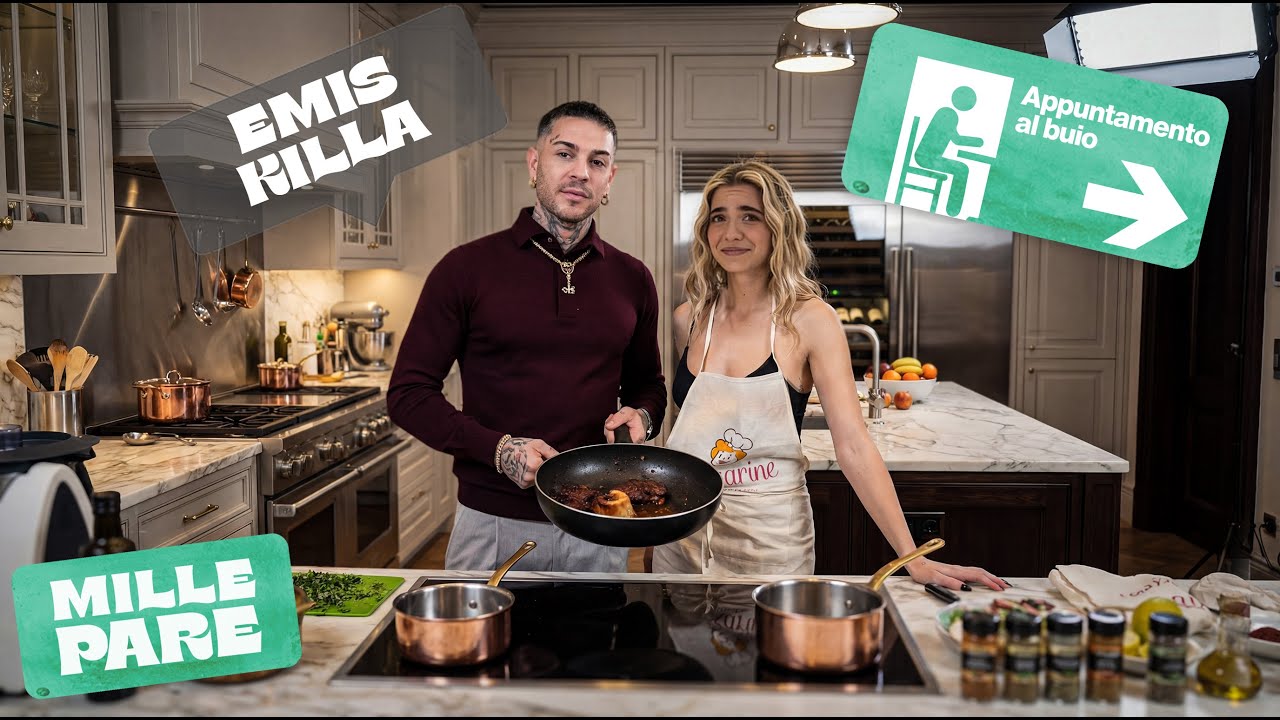 EMIS KILLA MI INSEGNA A CUCINARE! | APPUNTAMENTO AL BUIO
