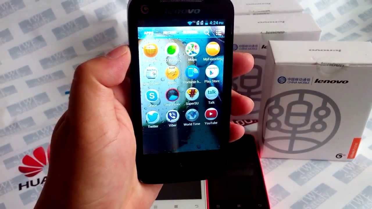 Lenovo A390 MTK6577 Dual Core Mobile Phone Android 4.0 RAM 512MB ROM