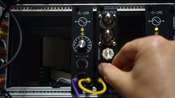 Orpho Vollrausch ( BLACK) | Vacuum Tube VCO / Noise Generator Eurorack Module + VC LFO, DIODE FILTER