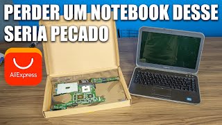 ARRUMEI UM NOTEBOOK ESTRAGADO COM UMA PLACA MÃE DO ALIEXPRESS видео