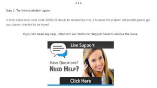 How To Fix Error Code 30088-28