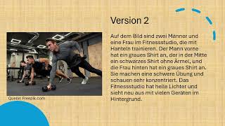 Deutsch B1 | DTZ mündliche Prüfung Teil 2 | Bildbeschreibung (4) #prüfungsvorbereitung #grammatik