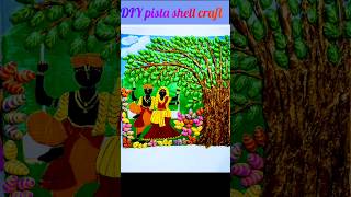 DIY pista shell craft #art&amp;craft #homemade #handmade #shorts