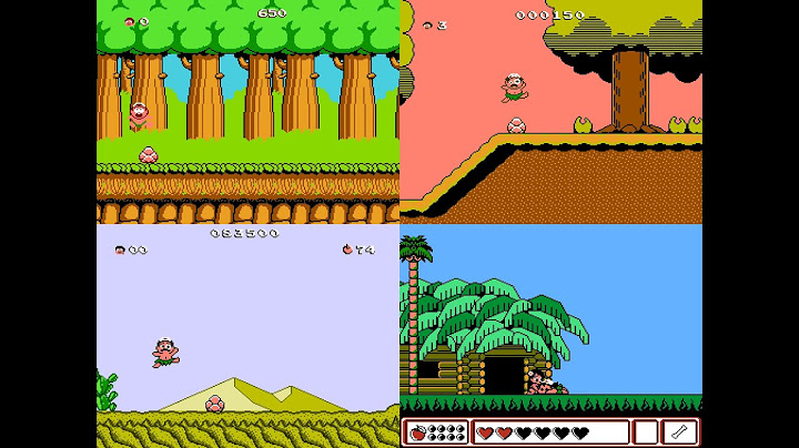 Adventure Island 1-4 - Continue and Game Over Screens (NES/FC) (4K) - DayDayNews