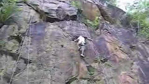 Richard Climbing in Borneo