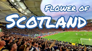 When 30,000 Scots singing national anthem 'Flower of Scotland' during match