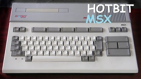 006 CARREGANDO UM JOGO NO ANTIGO COMPUTADOR HOTBIT (SHARP/1985 - MSX) COM TELEFONE CELULAR