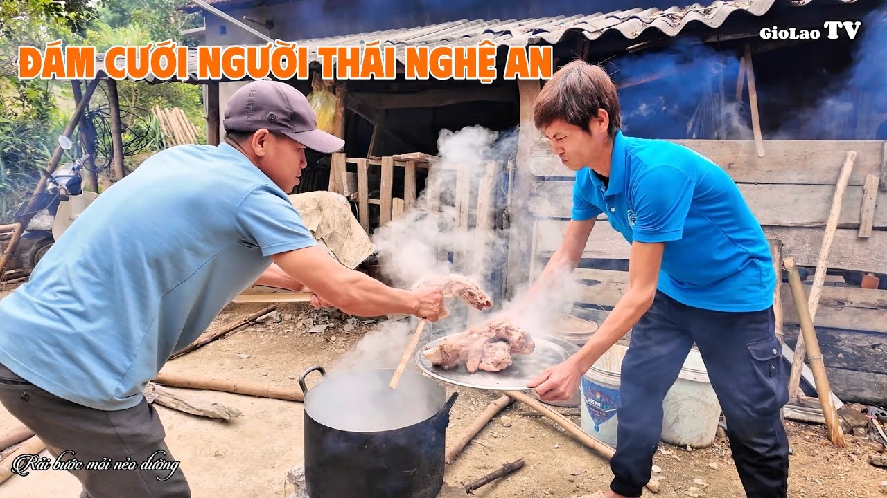  Mổ 2  Con Lợn Gần 200kg Mời Anh Em Họ Hàng Đến Chuẩn Bị Cỗ Cưới 80 Mâm Trên Bản 