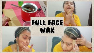 How To Do Full Face Wax Face Wax At Home फस वकस कस कर