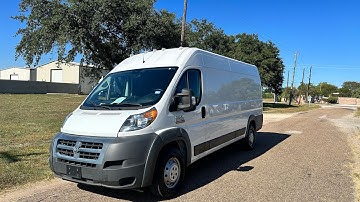 2018 Ram Promaster 3500 High roof extended cab inside and outside video.