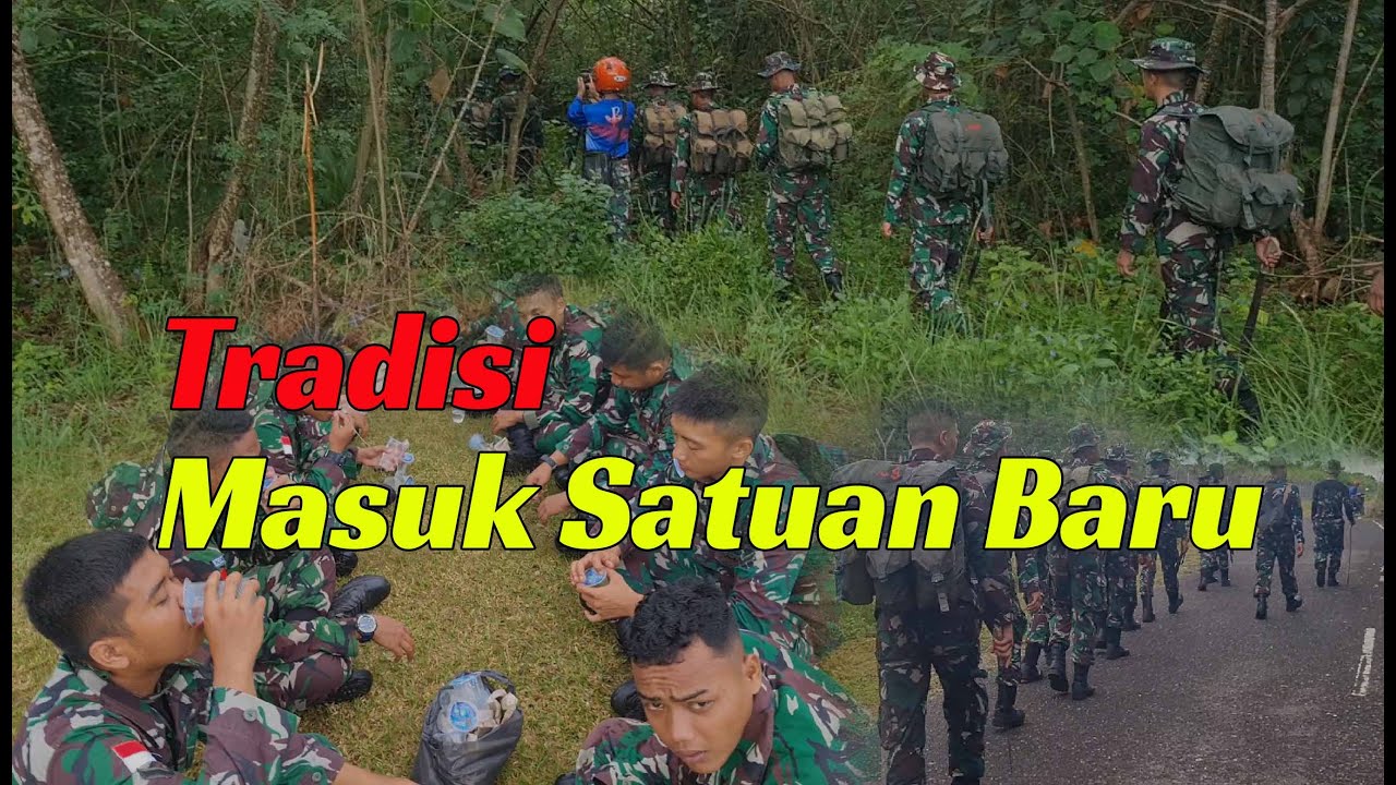 Tradisi Penerimaan Anggota TNI AU Masuk Kesatuan Baru PULAU MOROTAI