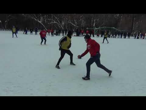 Любительский футбол зимой