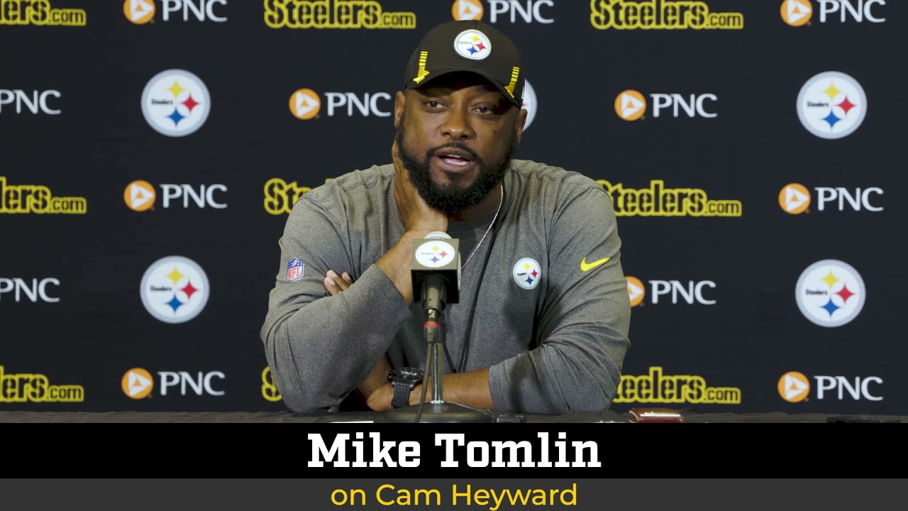 Steelers' coach Mike Tomlin praises Cam Heyward during his Tuesday press conference