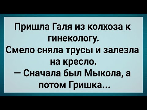 Как Галя из Колхоза к Гинекологу Пришла Сборник Свежих Анекдотов Юмор