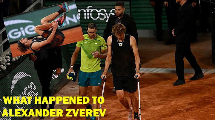 Unlucky Alexander Zevrev Horror Injury in Semifinal vs Nadal | Zevrev retired hurt against Nadal