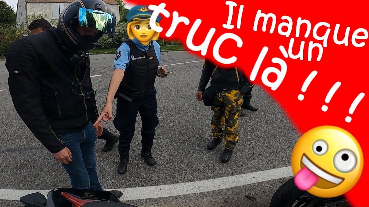 30-Je me fais contrôler sans pot d'échappement 😬