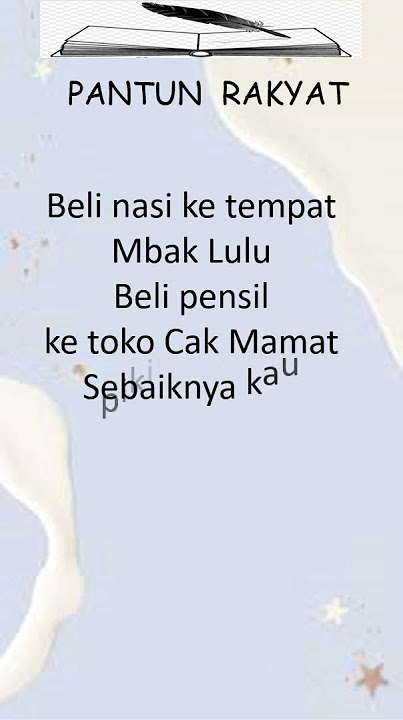 Pantun Rakyat part 5