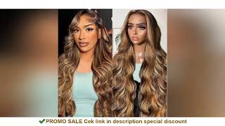 220% Density Lace Front Wigs Human Hair Body Wave P4\/27 Highlight 13x4 13x6 HD Lace Frontal Colored