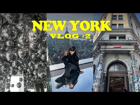 뉴욕 여행 브이로그 EP.2🇺🇸ㅣ맨하탄 로컬 맛집ㅣ뉴욕3대 스테이크ㅣ울프강ㅣ소호 슈프림ㅣ소호 맛집ㅣ뉴욕 쇼핑ㅣ써밋 전망대ㅣ뉴욕 맨하탄 전망대ㅣNYC