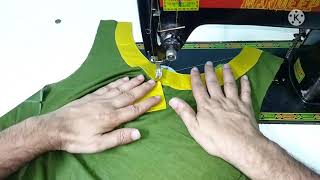 Simple and Easy Kurti Neck Design cutting and stitching || Neck design 2021