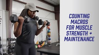 Counting Macros for Muscle Strength & Maintenance | Umo Callins x NOW Sports Hub