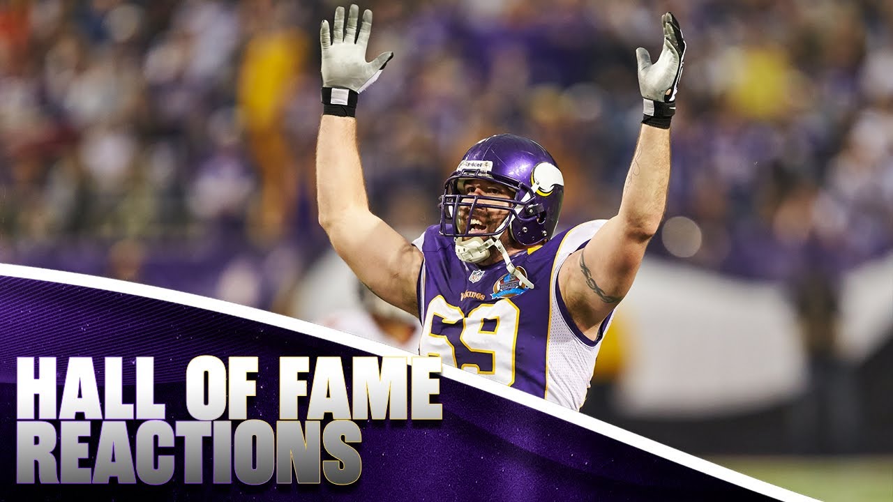Reactions to Jared Allen Named to Pro Football Hall of Fame - YouTube