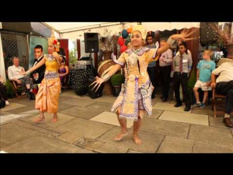 Thai Dancing event at the Blue Orchid Restaurant in Amersham Bucks Part 1