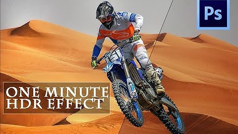 Juicy HDR Effect | Non-Destructive Method | One Minute Tutorial | Photoshop