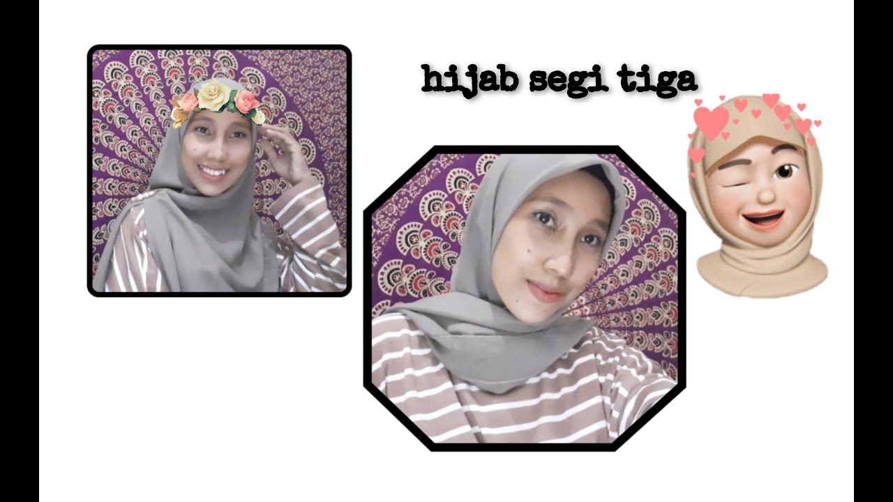 Tutorial hijab segitiga simple - YouTube