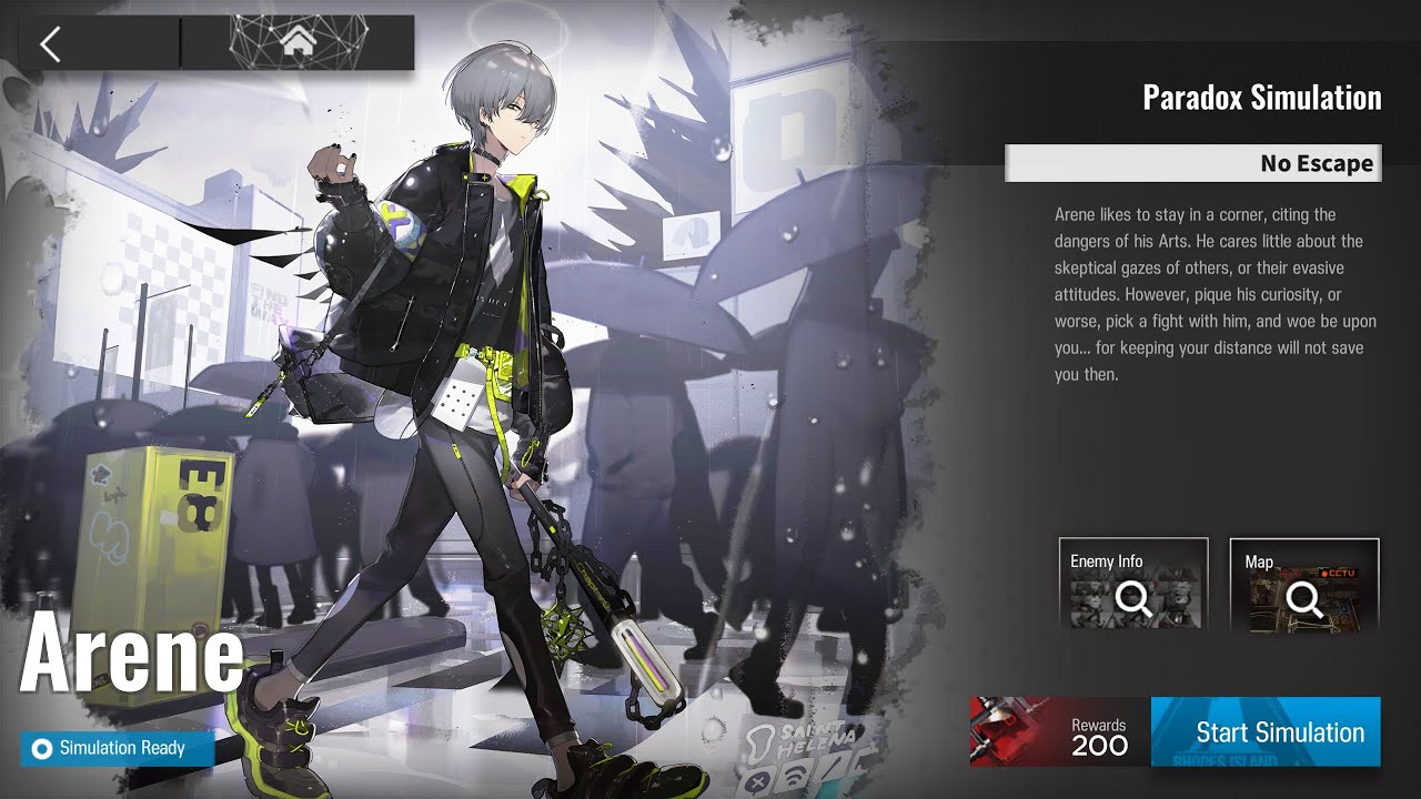 Arknights Paradox Simulation Arene Guide