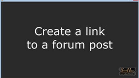 Create a link to a post in WGT