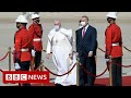 Pope Francis makes first papal visit to Iraq amid security fears - BBC News