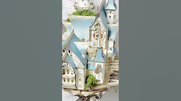 Fantasy Steam Castle 3D Wooden Puzzle 