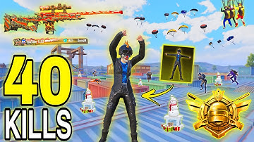 OMG!!😱NEW SEASON KILL RECORD 40 KILLS IN 1 MATCHESS 🔥FASTER GAMEPLAY SAMSUNG,A7,A8,J2,J3,J4,J5,J6