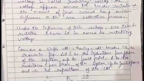 SAITM B.Tech EE SEM 6 POWER SYSTEM - II  UNIT 2 LECTURE 5