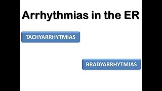 Management of arrhythmias in the ER (Dr. Sherif Altoukhy)