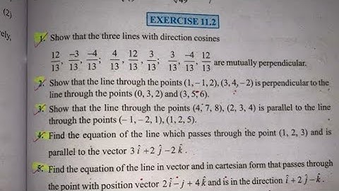 Class 12 Ex 11.2 Q17 Math | 3D Geometry  | Ex 11.2 Q17 Class 12 Math | Math wallah