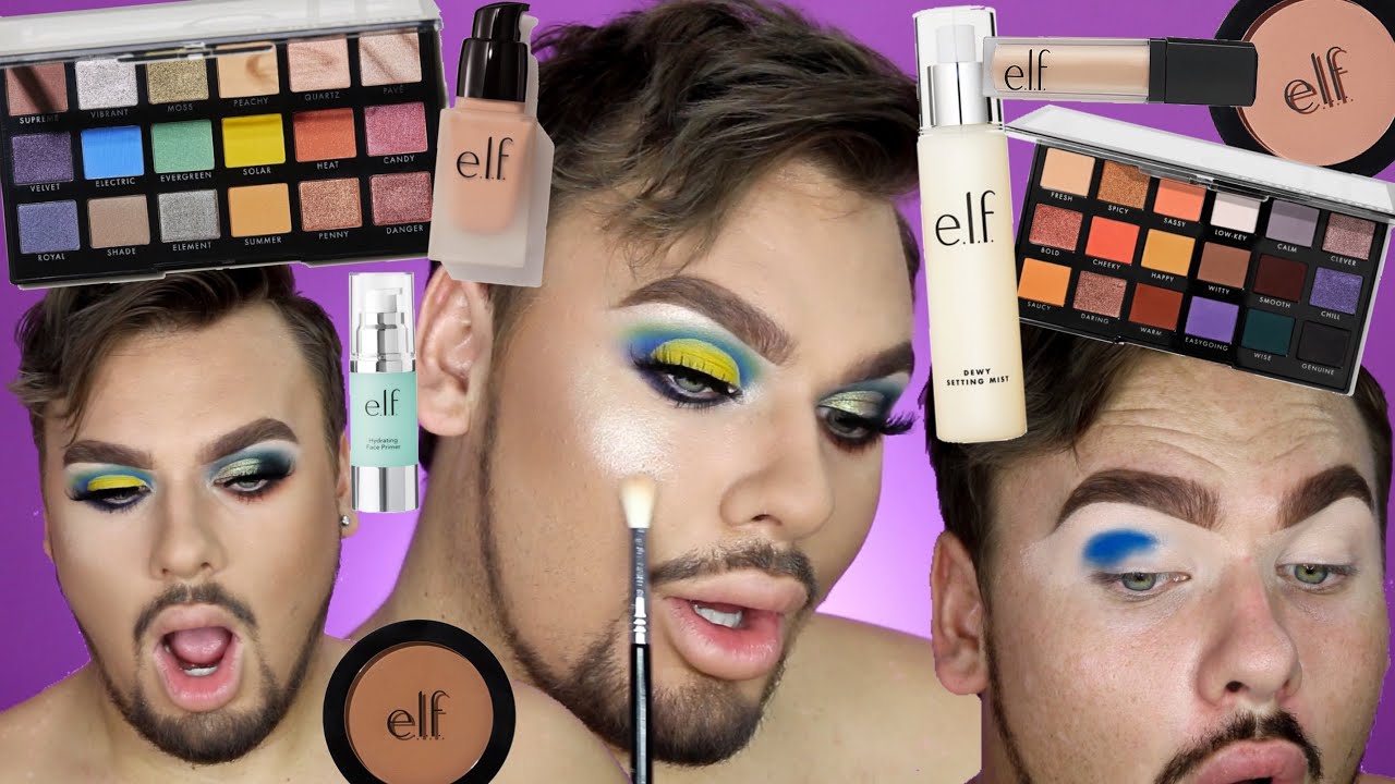 Full Face Using ELF Makeup! - YouTube