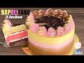 Pastel 3 leches napolitano  vainilla fresa y chocolate  postres con ixchel