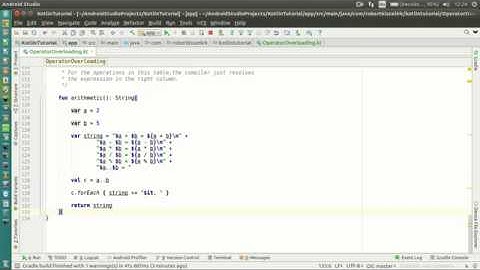 Android Kotlin Tutorial #160 - Operator overloading - 